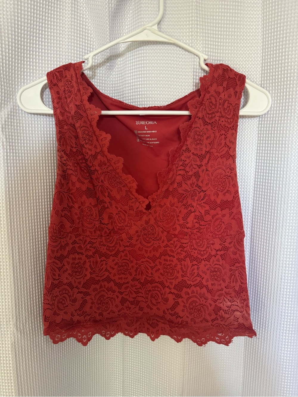 Lace V-Neck Top